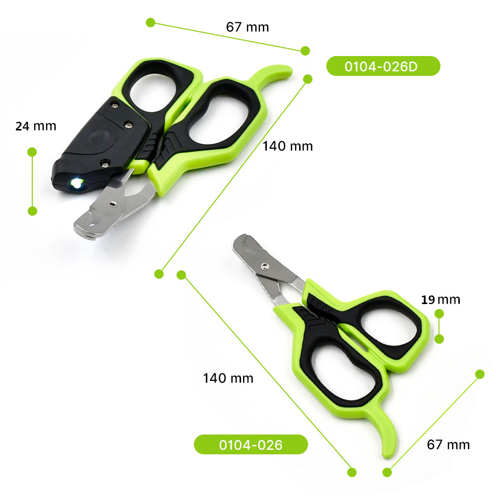 Curved Blade LED Cat Nail Clippers-02 Curved Blade LED Cat Nail Clippers-02