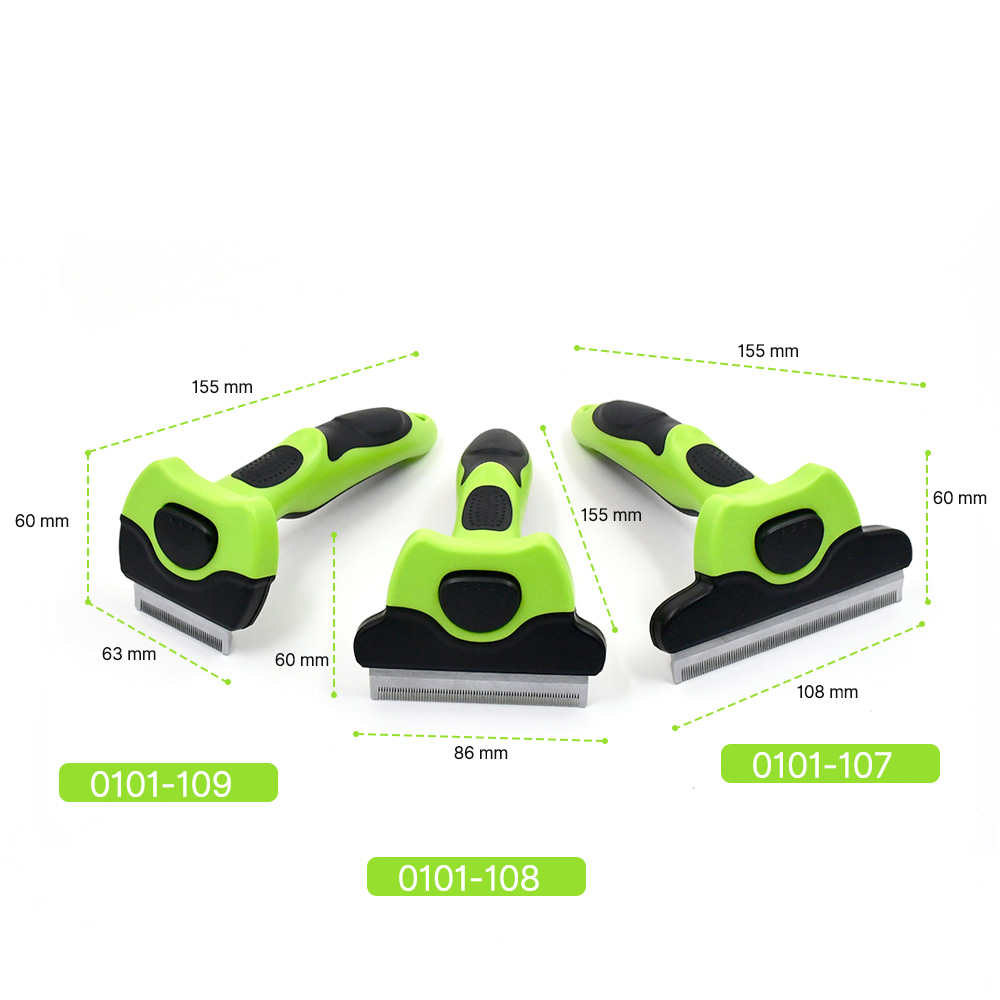 Straight Blade Deshedding Tool with Interchangeable Heads-02 Straight Blade Deshedding Tool with Interchangeable Heads-02