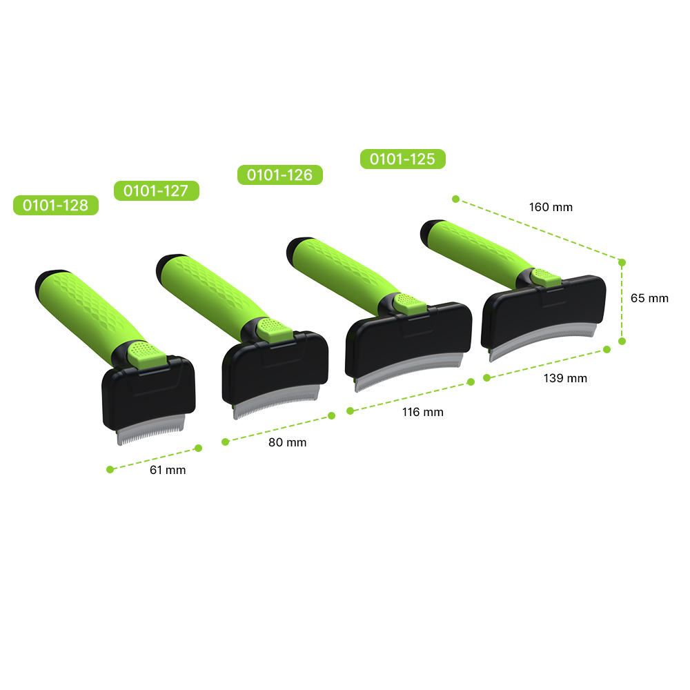 One-Touch Self-Cleaning Curved Deshedder-02 One-Touch Self-Cleaning Curved Deshedder-02