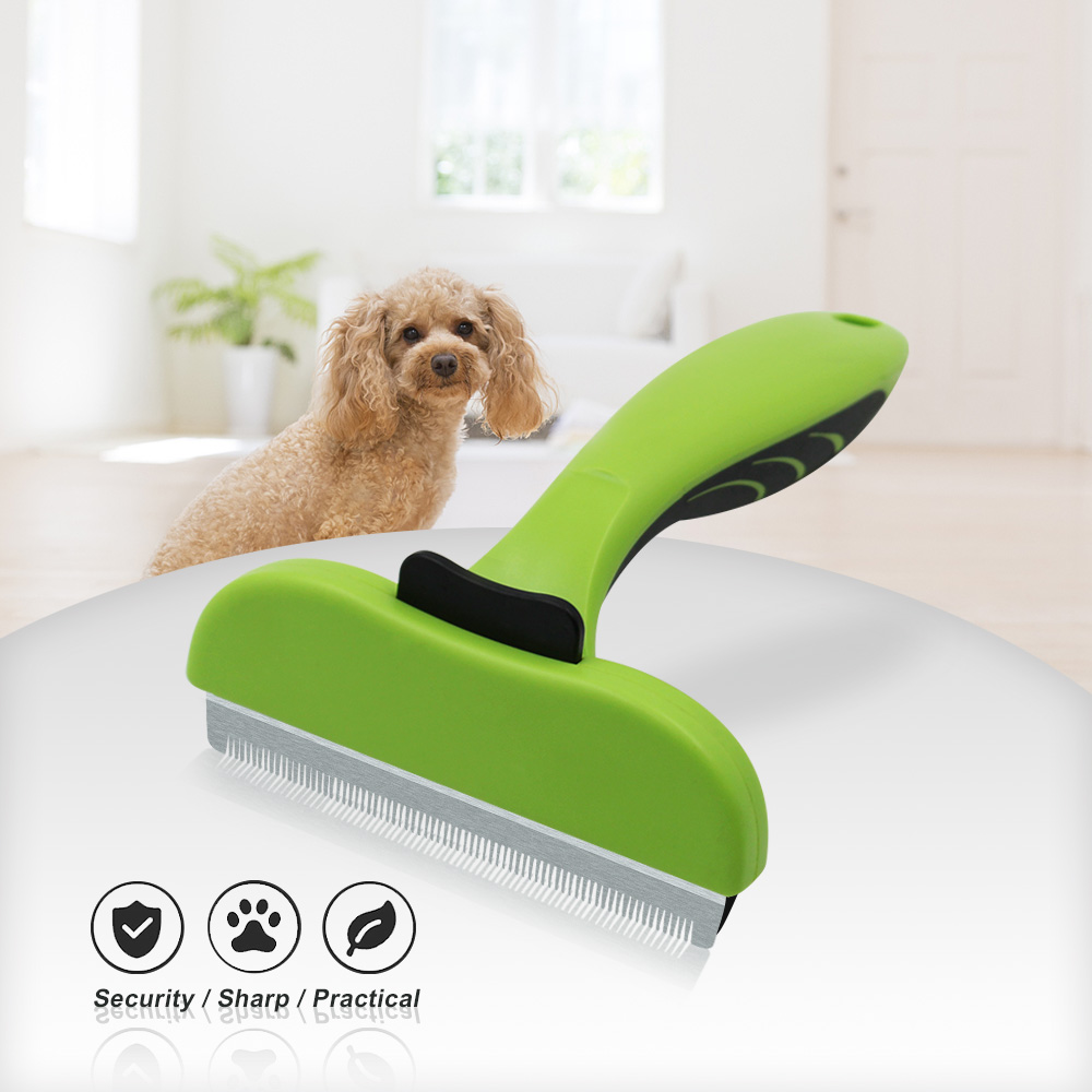 Straight-Blade Self-Cleaning Deshedding Tool-01 Straight-Blade Self-Cleaning Deshedding Tool-01