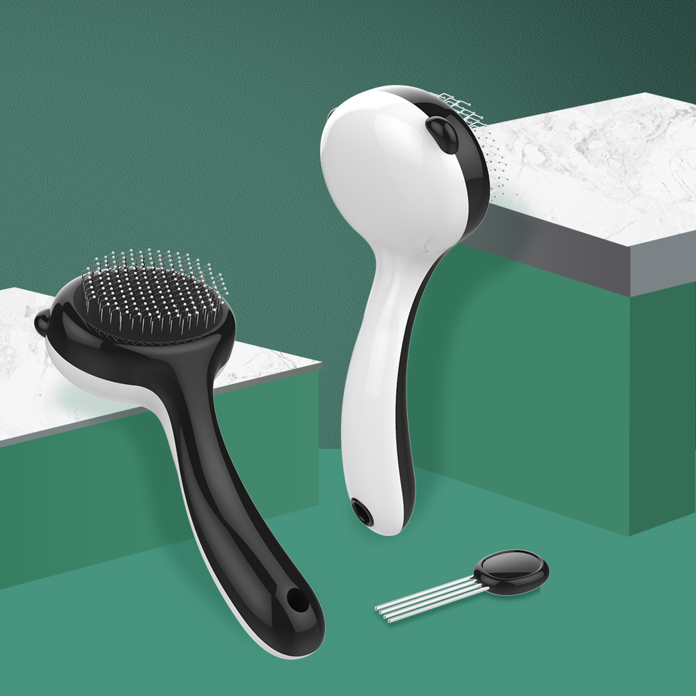 Cat Slicker Brush with Hair Picker-01 Cat Slicker Brush with Hair Picker-01