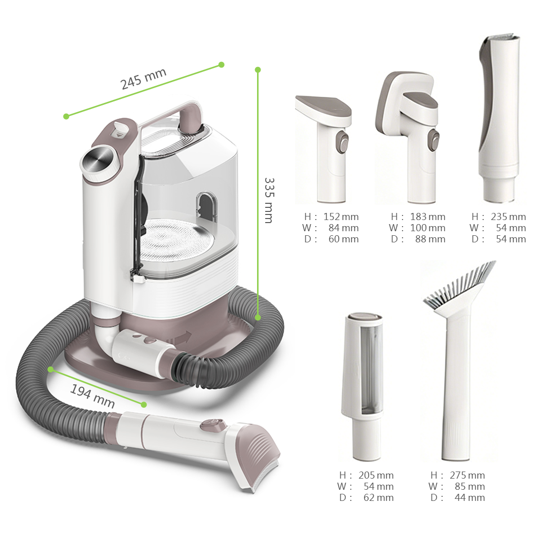 6 in 1 Pet Grooming Vacuum Cleaner-3.2L-02 6 in 1 Pet Grooming Vacuum Cleaner-3.2L-02