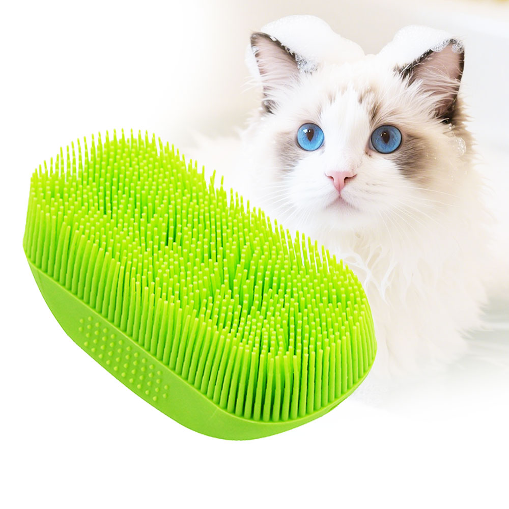 Pet Bath Massage Brush with Soft Bristles-01 Pet Bath Massage Brush with Soft Bristles-01