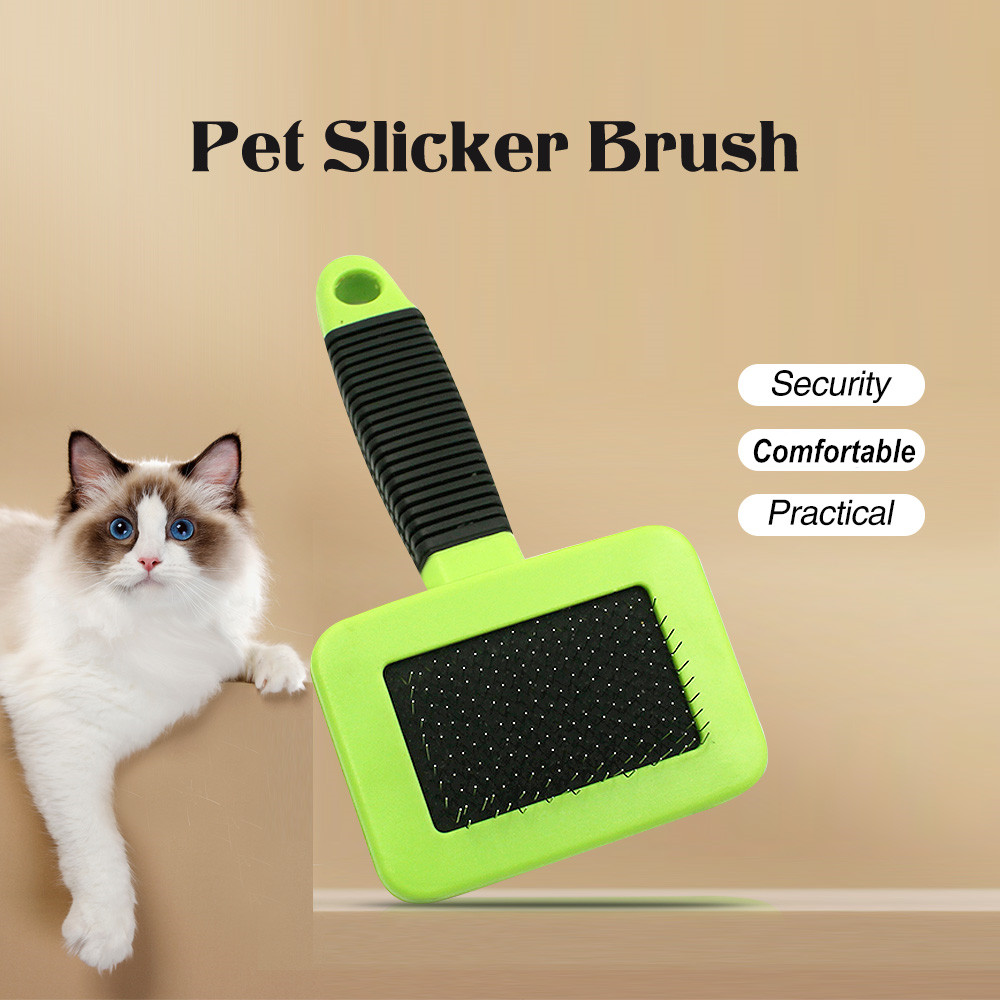 Flat Pet Slicker Brush-01 Flat Pet Slicker Brush-01