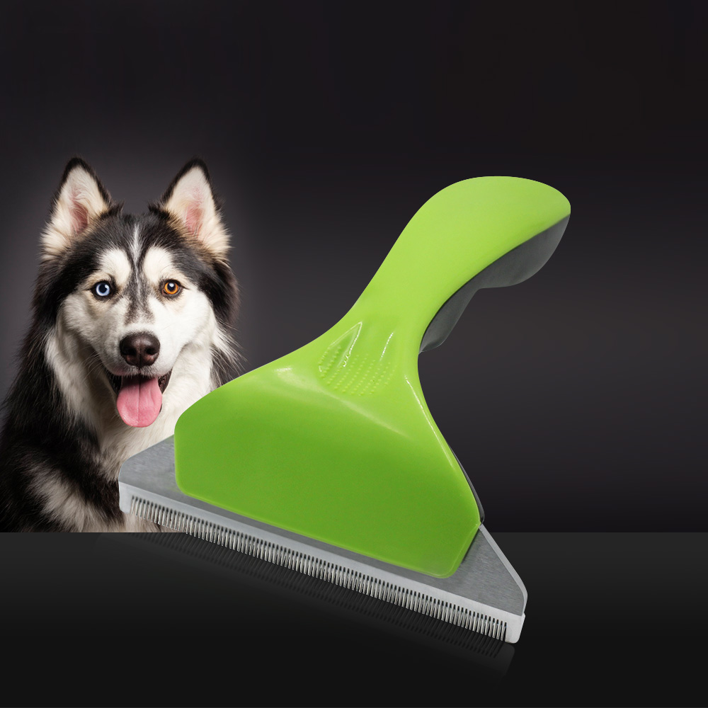 Pet Hair Deshedding Tool with Straight Blade-01 Pet Hair Deshedding Tool with Straight Blade-01
