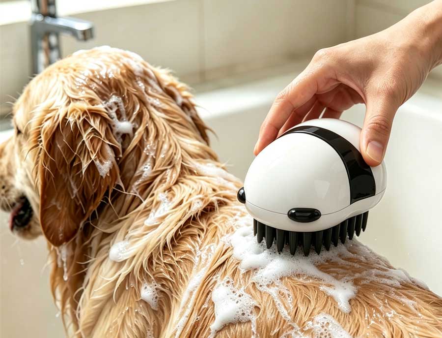 Why-a-Dog-Bath-Brush-is-Important-for-Dogs