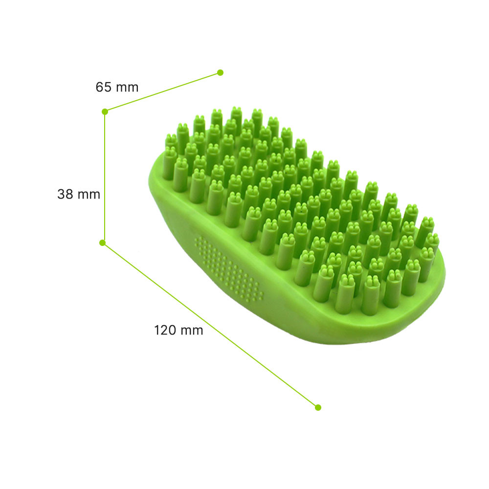 Dog Shampoo Brush with Plum Blossom Pillars-02 Dog Shampoo Brush with Plum Blossom Pillars-02