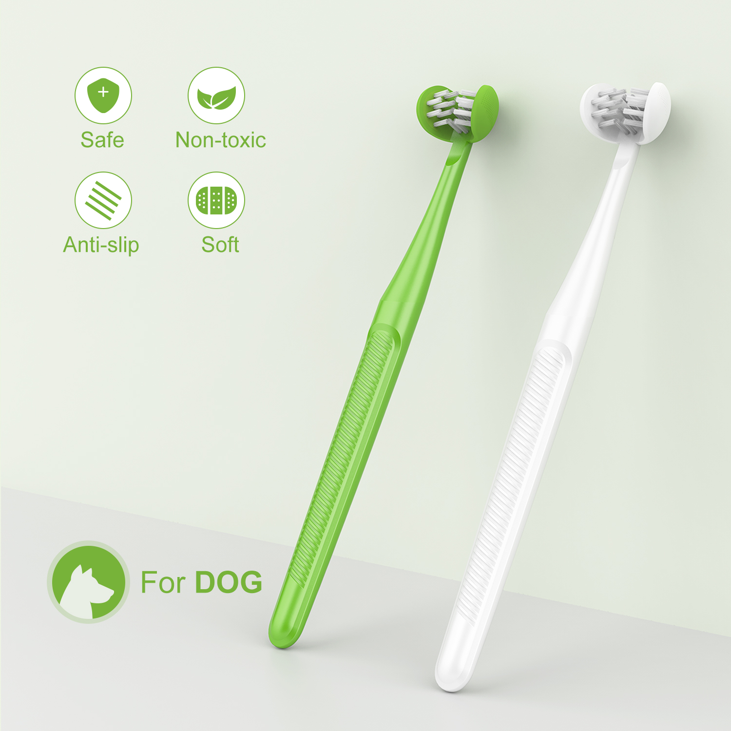 Triple Headed Dog Toothbrush-01 Triple Headed Dog Toothbrush-01