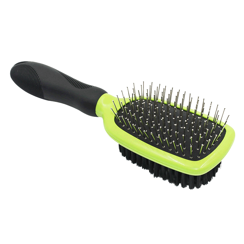 Professional Pin And Bristle Cat Grooming Brush Double-Sided-Brush
