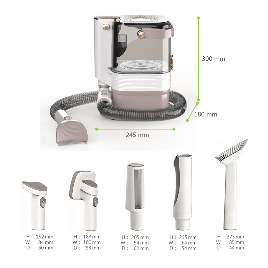 3.2L 6-in-1 Pet Vacuum Grooming Kit-02 3.2L 6-in-1 Pet Vacuum Grooming Kit-02