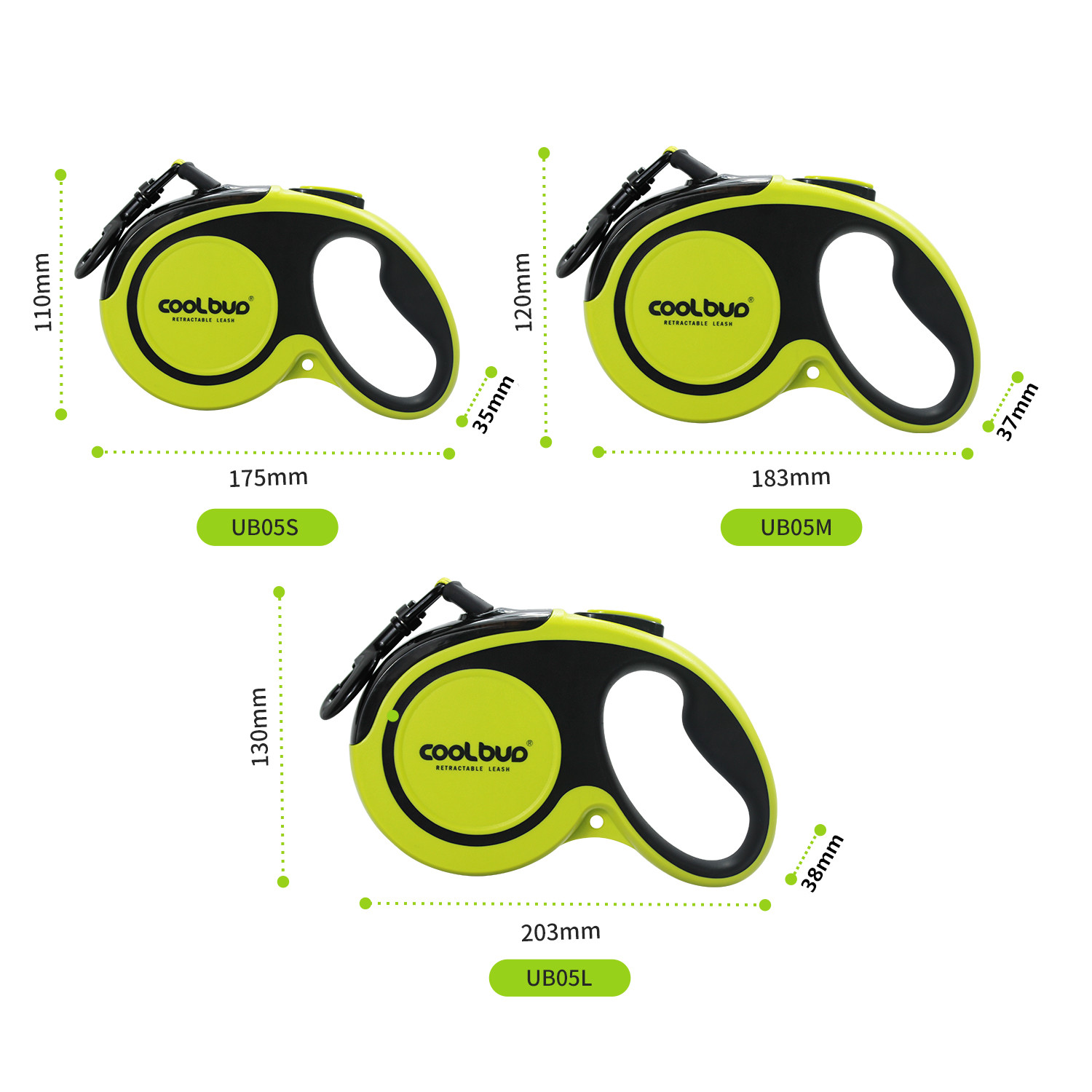 Reflective Retractable Dog Leash-02 Reflective Retractable Dog Leash-02
