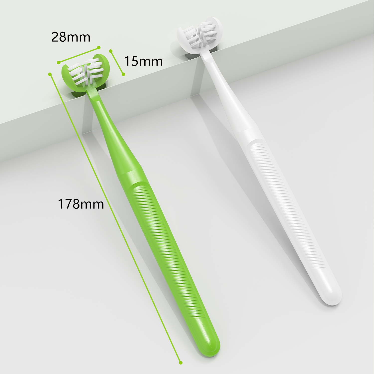 Triple Headed Dog Toothbrush-02 Triple Headed Dog Toothbrush-02
