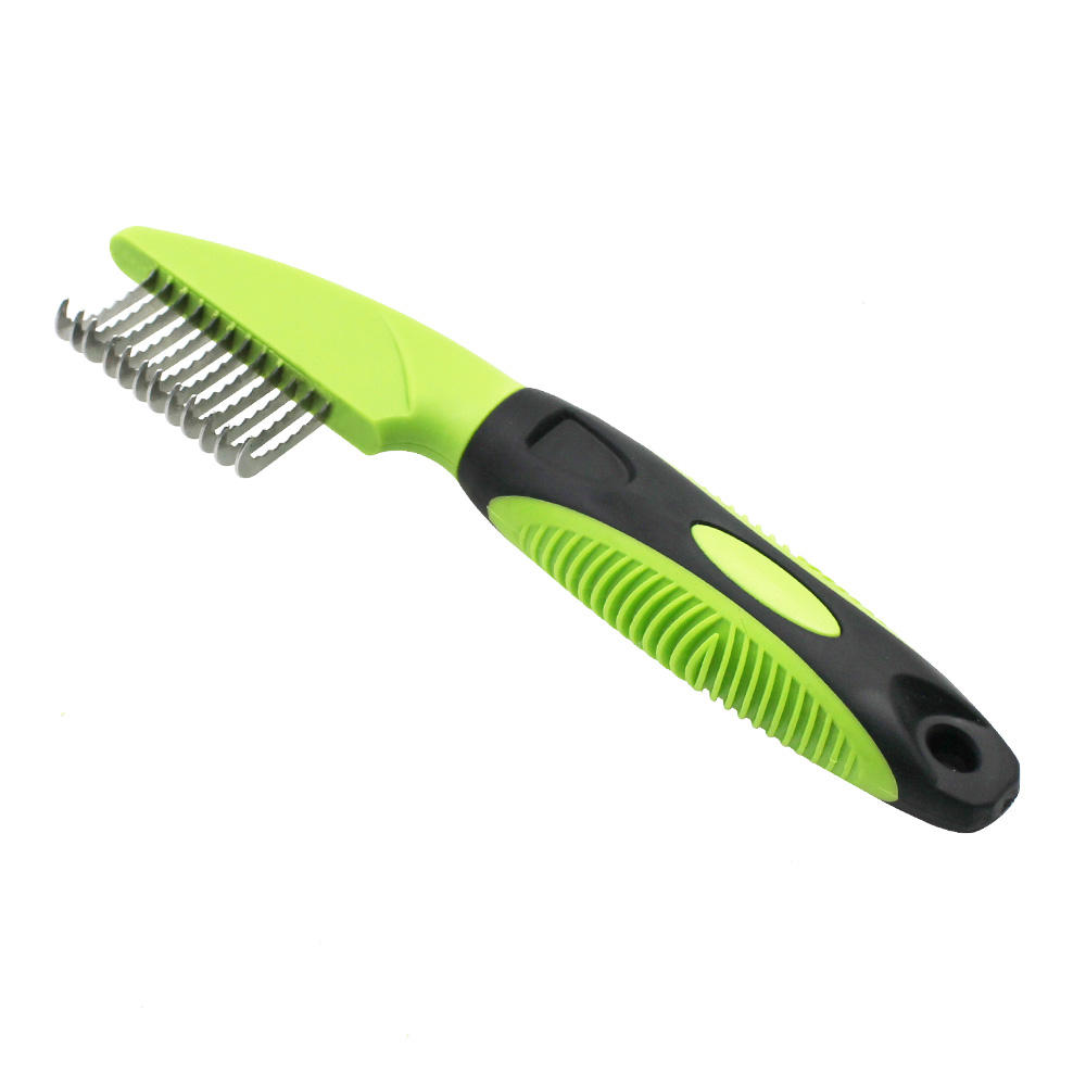 Long-Tooth Wave Blade Dematting Comb for Long-Haired Cats and Dogs-01 Long-Tooth Wave Blade Dematting Comb for Long-Haired Cats and Dogs-01