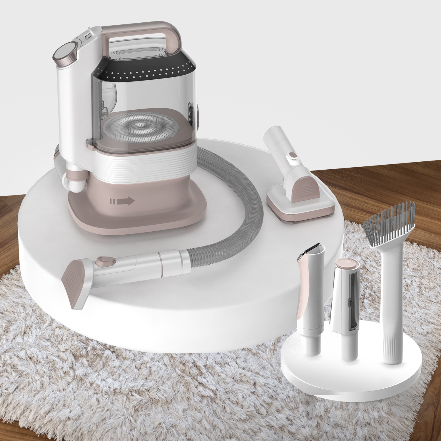 6 in 1 Pet Grooming Vacuum Cleaner-3.2L-01 6 in 1 Pet Grooming Vacuum Cleaner-3.2L-01