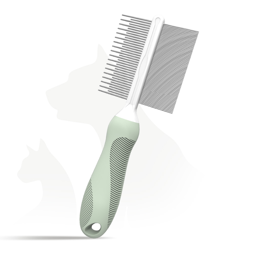 Dual-Sided Pet Comb for Dogs and Cats-01