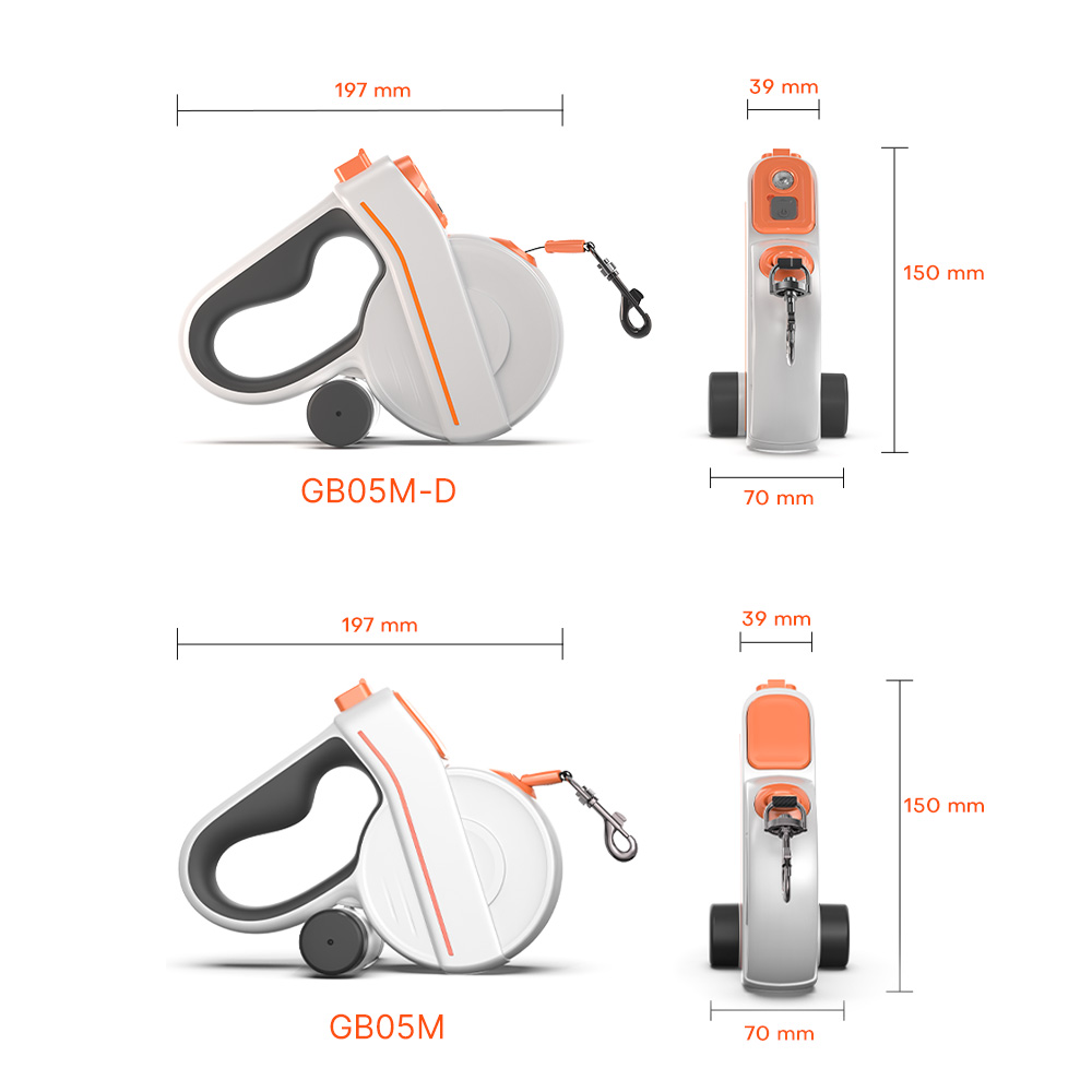 Retractable Dog Leash With LED Light-02