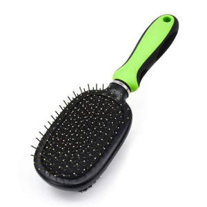 2-in-1 Dual-Sided Pin and Bristle Brush with Elastic Cushion Head for Dogs & Cats【0101-050/0101-051】