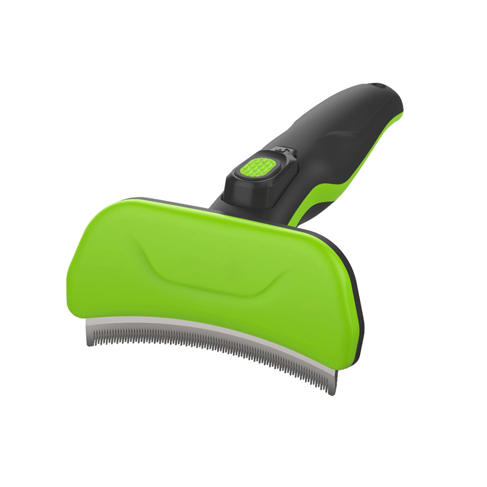 Curved Deshedding Tool with Self-Cleaning Function & Concealed Blade for Dogs & Cats&nbsp; 【0101-097/0101-098/0101-099】