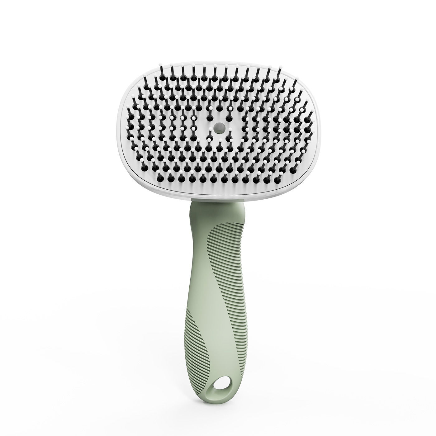 Self-Cleaning Nylon Pin Brush for Dogs and Cats 【0101-142】