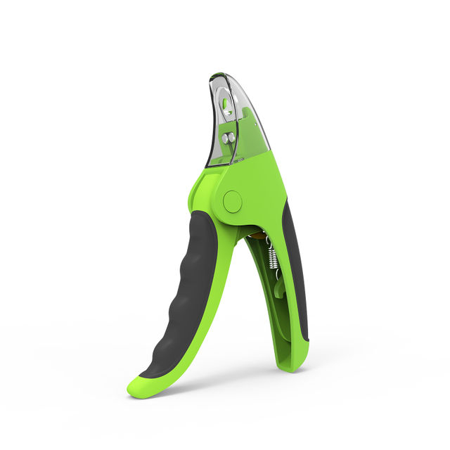 Guillotine-Style Dog Nail Clippers With Transparent Cover