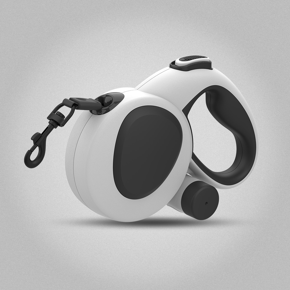 Retractable Leash with Poop Bag Dispenser-01