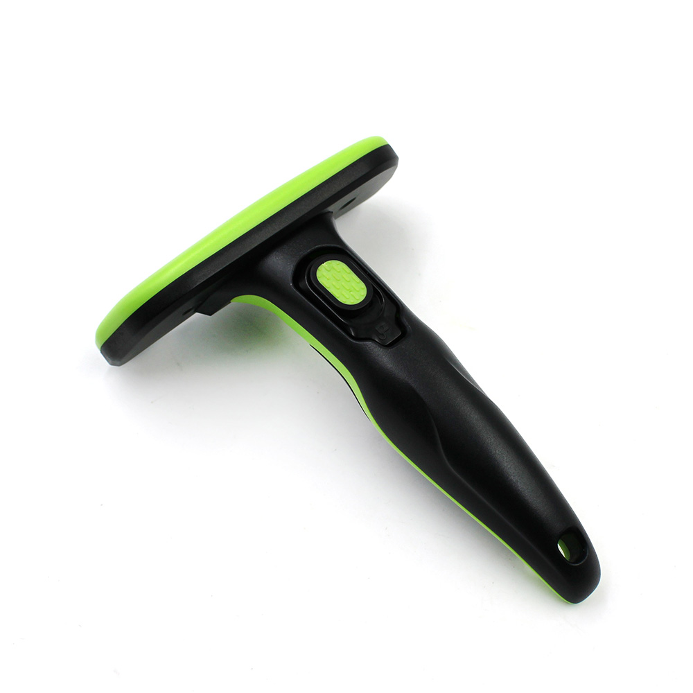 Curved Deshedding Tool with Self-Cleaning Function & Concealed Blade for Dogs & Cats  【0101-097/0101-098/0101-099】