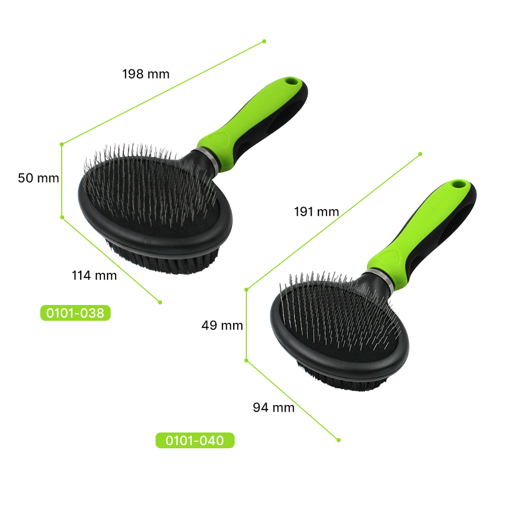 Double Sided Slicker & Bristle Brush-02