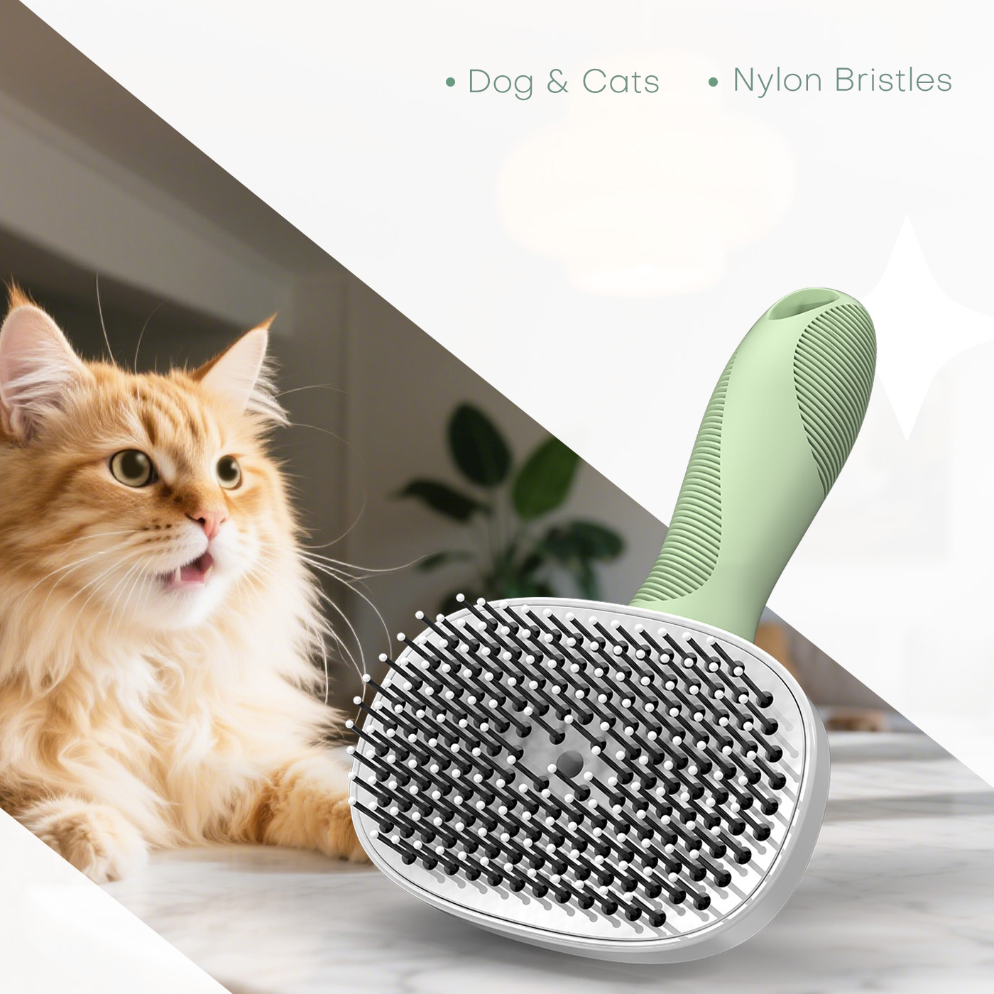Self-Cleaning Nylon Pin Brush for Dogs and Cats-01
