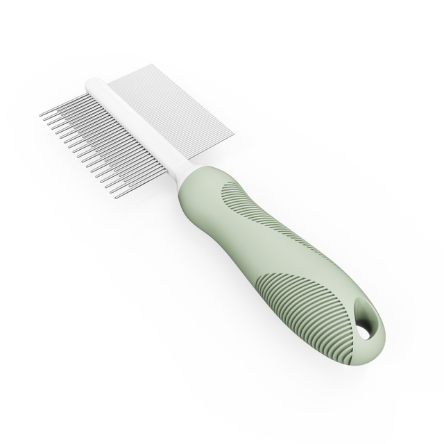 Dual-Sided Pet Comb for Dogs and Cats with Long and Short Teeth and Flea Comb 【0101-079X】