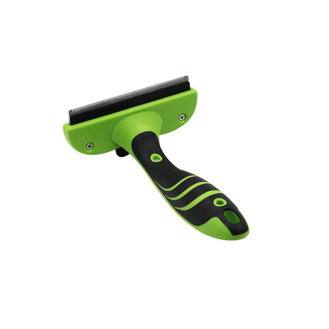Straight-Blade Self-Cleaning Deshedding Tool for Dogs & Cats 【0101-095/0101-096】