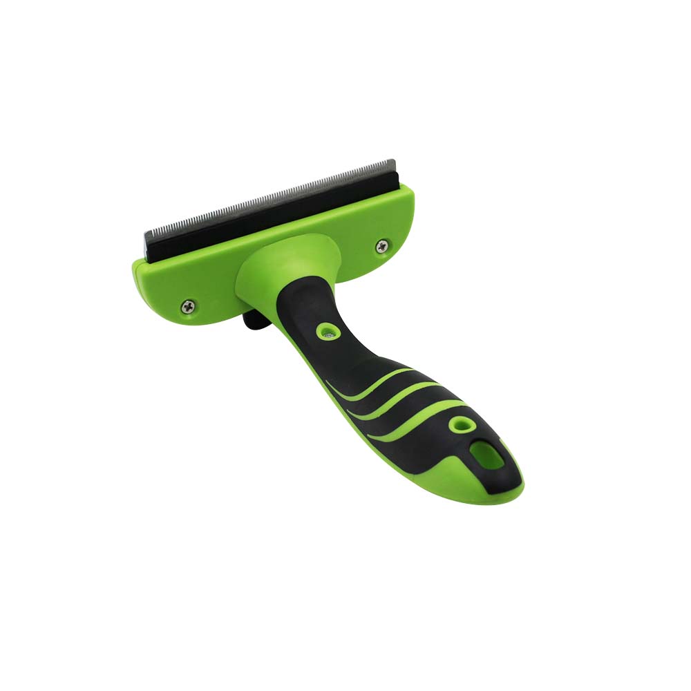 Straight-Blade Self-Cleaning Deshedding Tool for Dogs & Cats 【0101-095/0101-096】