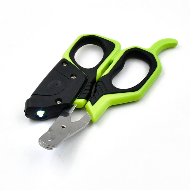 Curved Blade LED Cat Nail Clippers with Finger Rest【0104-026/0104-026D】