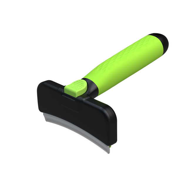 One-Touch Self-Cleaning Curved Deshedder for Dogs & Cats  【0101-125/0101-126/0101-127/0101-128】