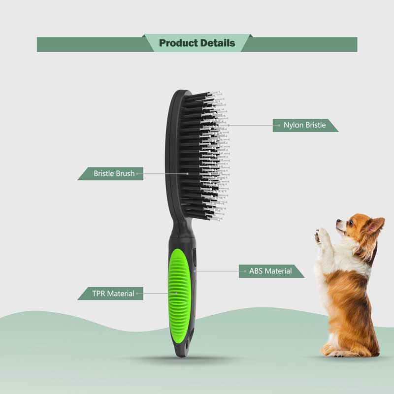Pet-Hair-Grooming-Tool-Nylon-Pin-and-Bristle-Long-haired-Dog-and-Cat-Finishing-Brush