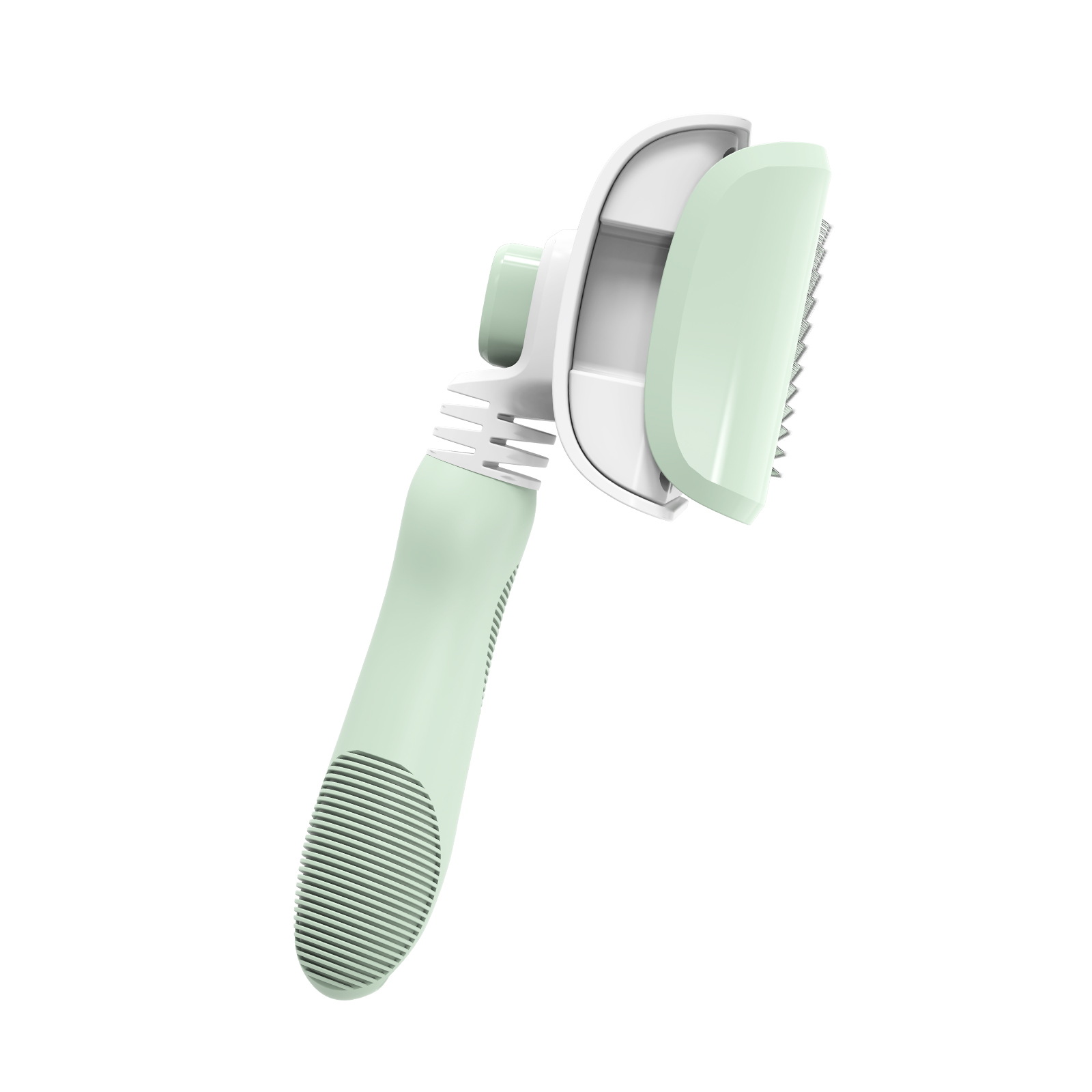 Flexible-Neck Self Cleaning Slicker Brush for Dogs