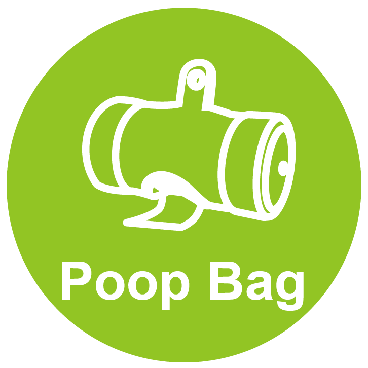 Retractable Dog Leash - Poop Bag Storage