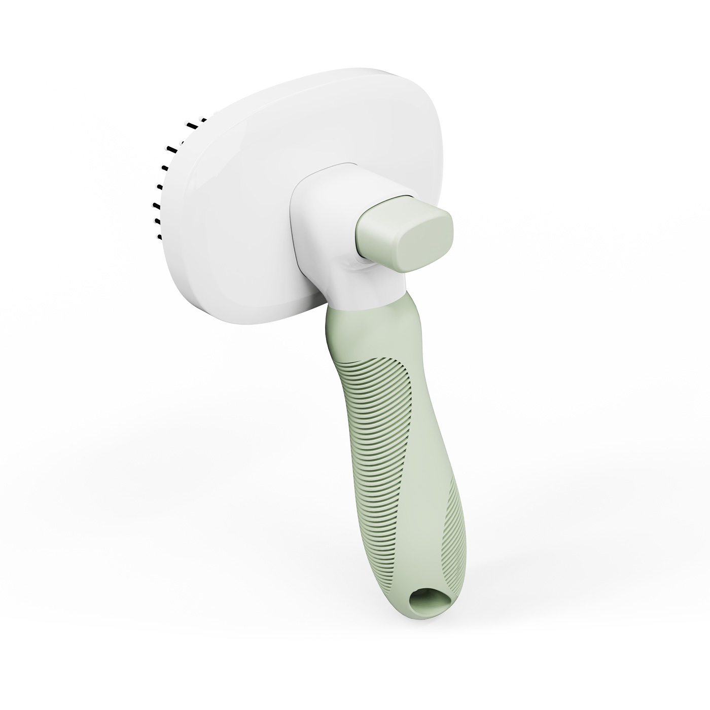 Self-Cleaning Nylon Pin Brush for Dogs and Cats 【0101-142】