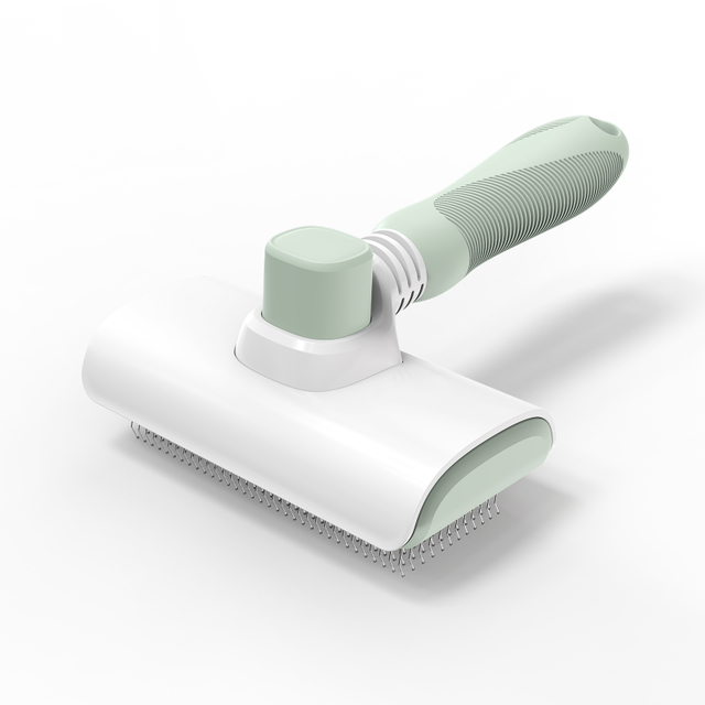 Flexible-Neck Self Cleaning Slicker Brush for Dogs