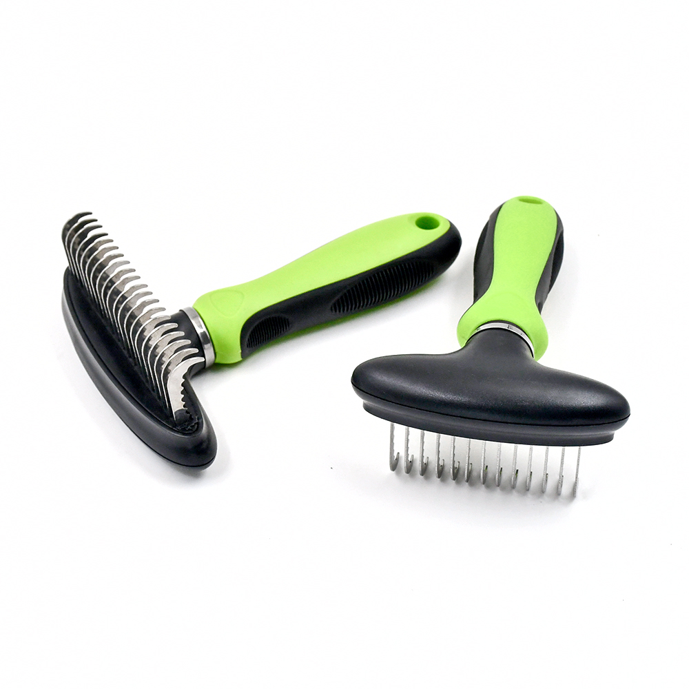 Long-Tooth Dematting Comb for Long-Haired Cats and Dogs【0101-046/0101-047】