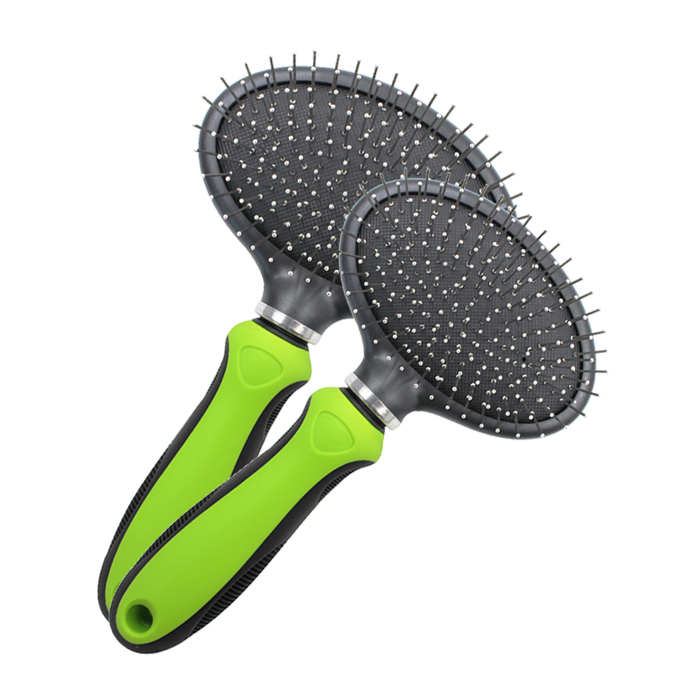 Double Sided Pin & Bristle Brush For Dogs and Cats With Elastic Head【0101-039/0101-041】