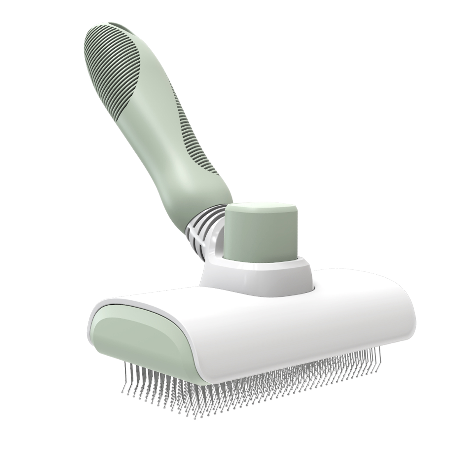 Flexible-Neck Self Cleaning Slicker Brush for Dogs