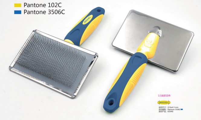 Pantone color code comb sample