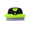 Self-Cleaning Straight Blade Deshedding Tool with Interchangeable Heads for Dogs & Cats 【0101-024】