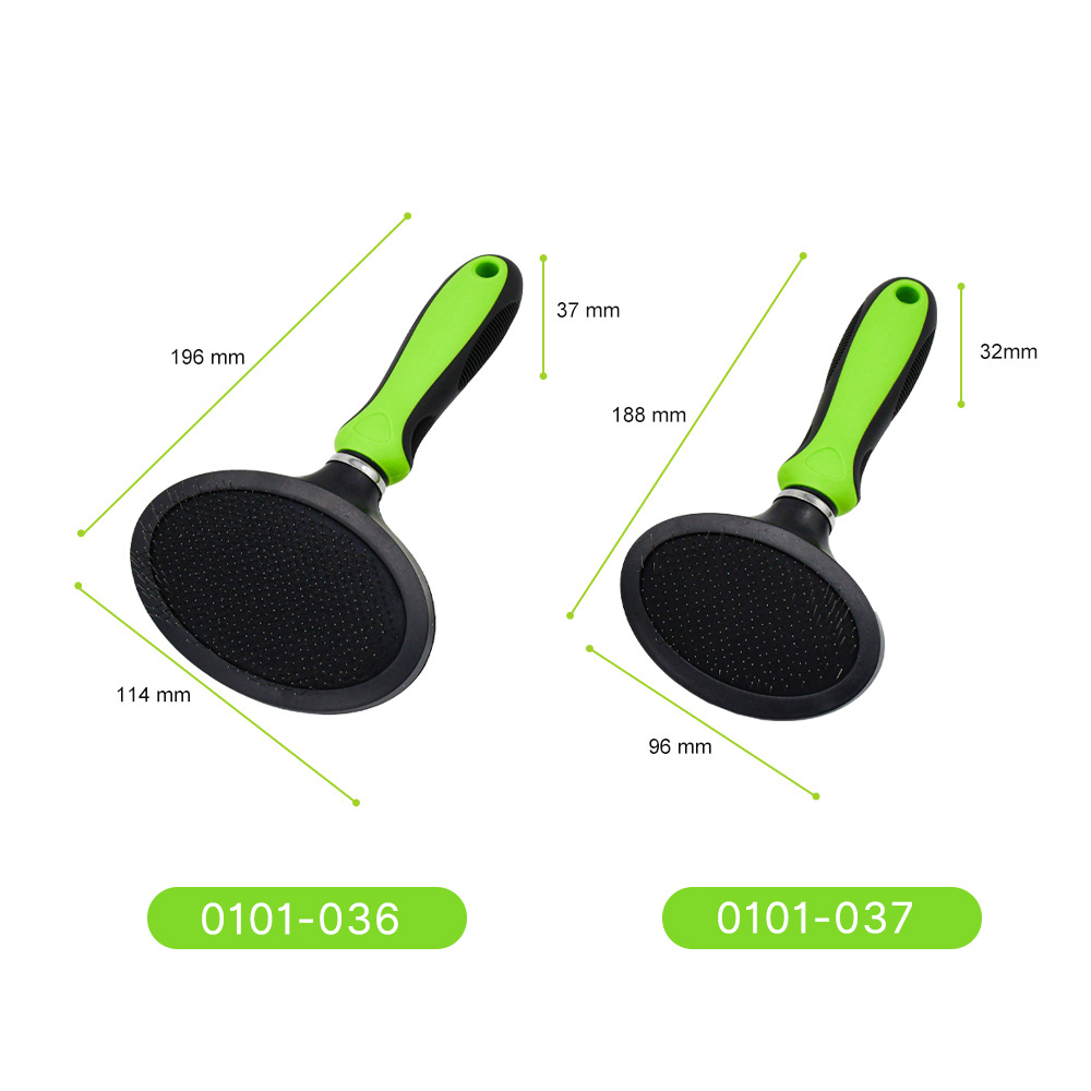 Elastic Oval-Headed Pet Slicker Brush for Dogs and Cats-02