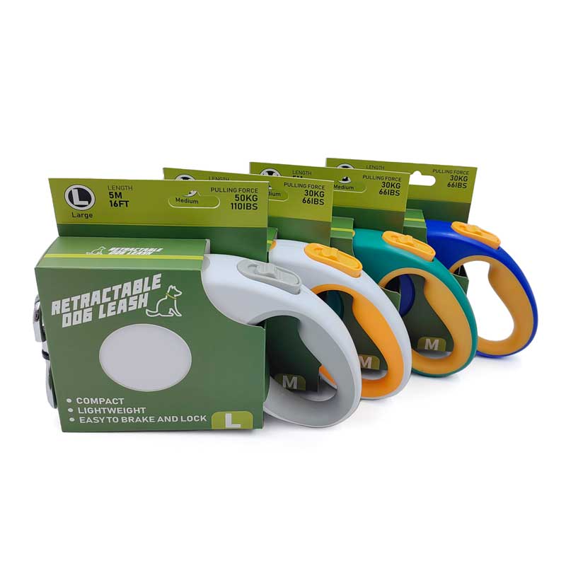 Wholesale-16ft-Reflective-Nylon-Tape-Automatic-Medium-Large-Breeds-Retractable-Pet-Dog-Leash