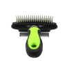 2-in-1 Double Sided Pet Comb: Double-Row Undercoat Rake & Deshedding Comb for Dogs and Cats【0101-052/0101-054】