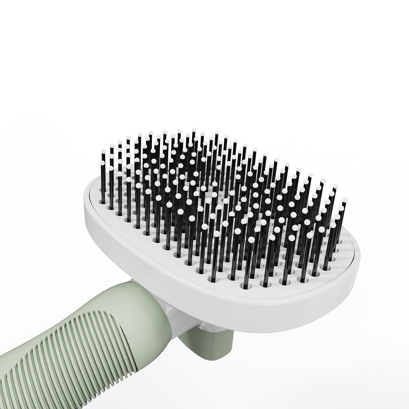 Self-Cleaning Nylon Pin Brush for Dogs and Cats 【0101-142】
