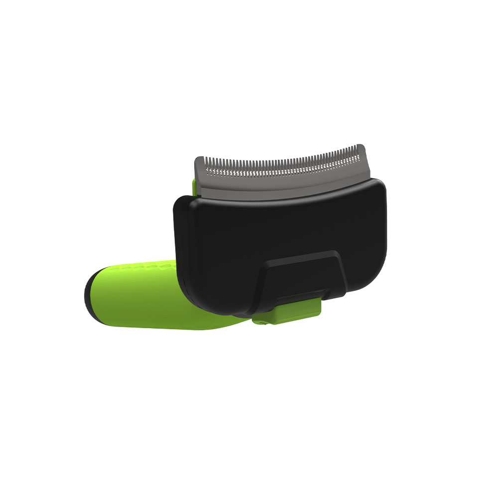 One-Touch Self-Cleaning Curved Deshedder for Dogs & Cats  【0101-125/0101-126/0101-127/0101-128】