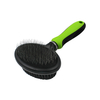Double Sided Slicker & Bristle Brush For Dogs and Cats With Elastic Head【0101-038/0101-040】