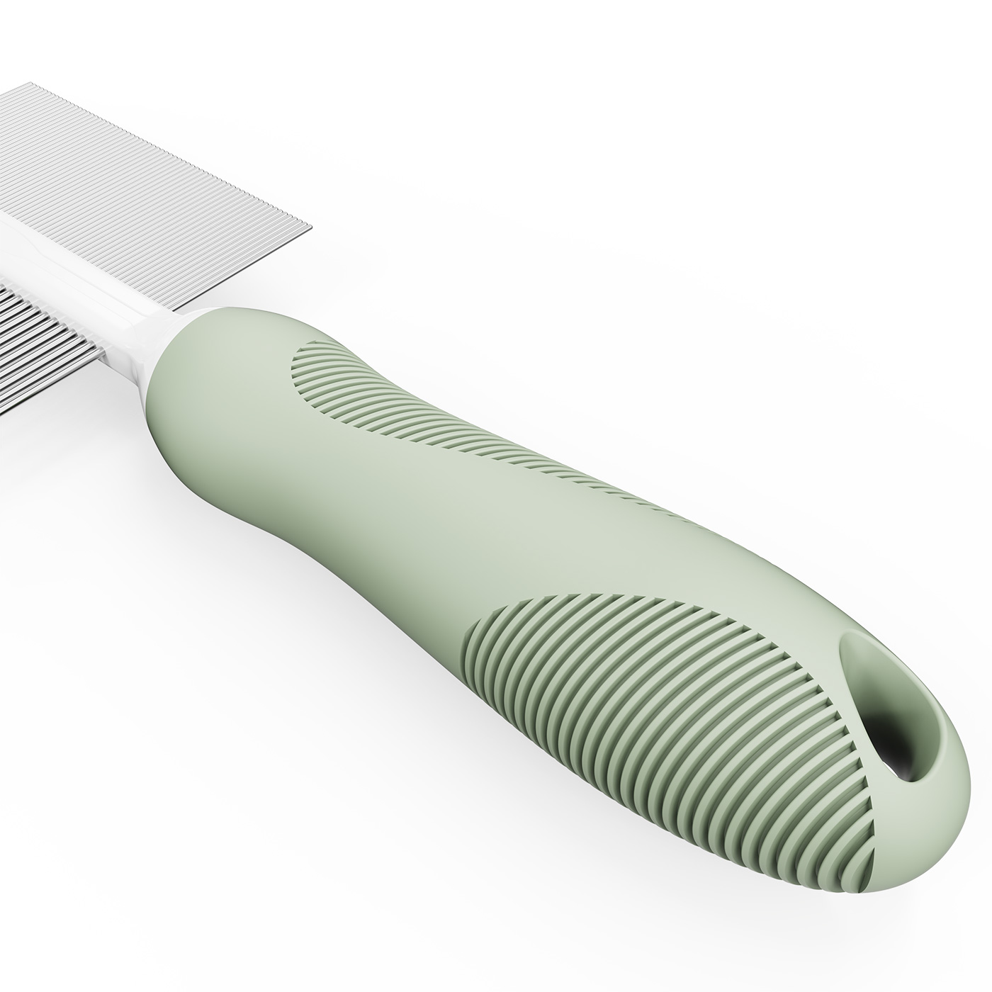 Dual-Sided Pet Comb for Dogs and Cats with Long and Short Teeth and Flea Comb 【0101-079X】